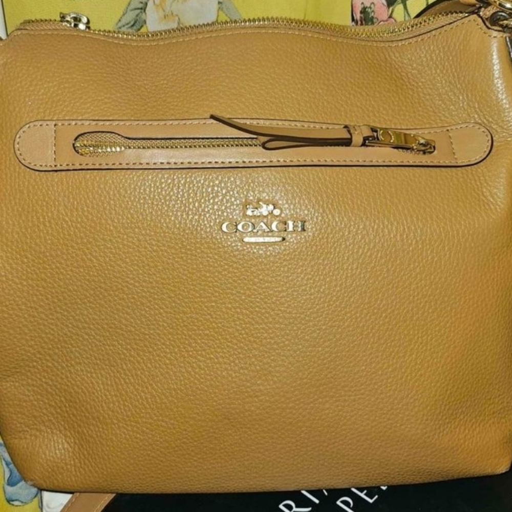 COACH TAN PURSE
